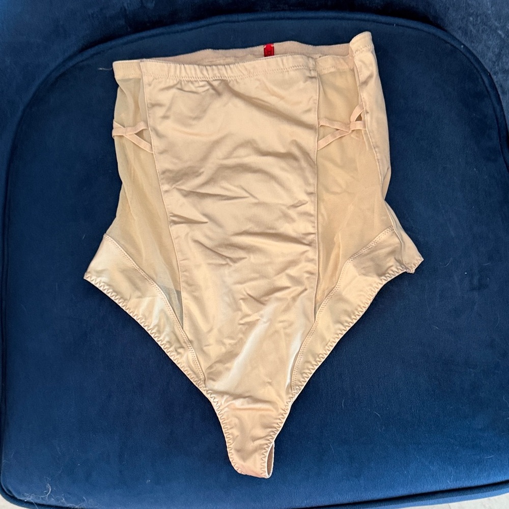 SPANX Nude Thong Shapewear. Large